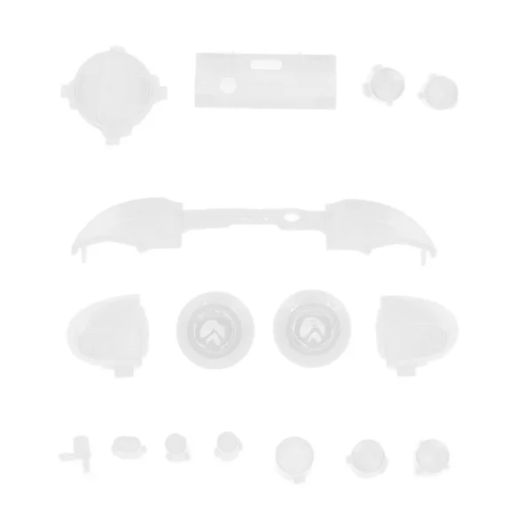 Full Buttons Mod Kits Trigger Full Trigger Module Set för XBOX Series X för XBOX Series S ControllerTransparent White