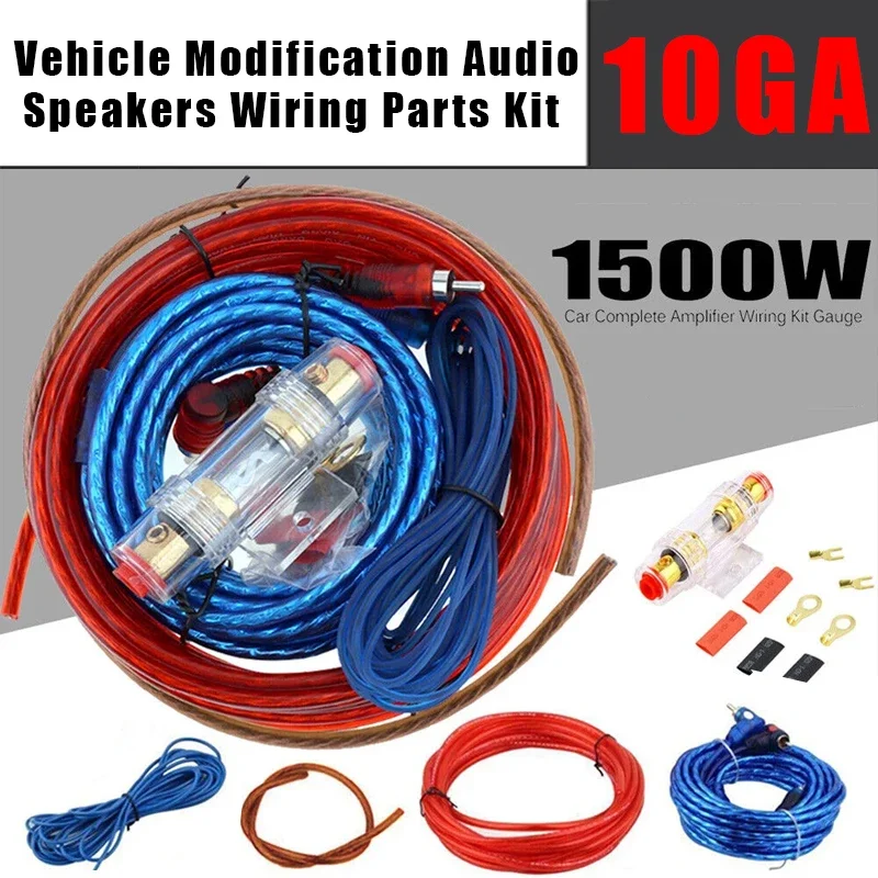 AliExpress - 10GA Car Audio Lautsprecher Verkabelung Kit Subwoofer Verstärker 1500W Installation Draht 60A Sicherung Halter Kabel Fahrzeug 