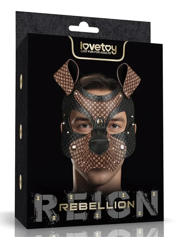 Rebellion Reign Classic Pup Mask BDSM-maske