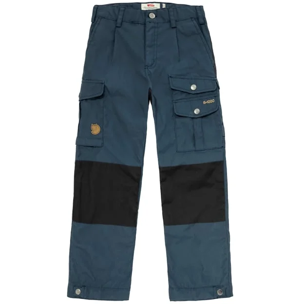 Fjällräven Kids Vidda Trousers in Mountain Blue, G-1000 | Size: 122
