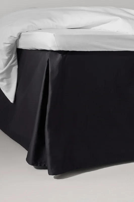 Jotex - Satin Sengekappe Med Satin 60 Cm Økologisk Sort - ZACK - Køb Sengekapper hos Jotex