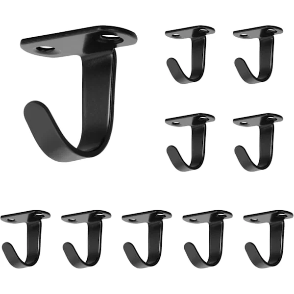 Stainless Steel Ceiling Hooks, Under Cabinet Towel/Robe Hook, Heavy Duty Clothes Hook for Bathroom, Kitchen, Cabinet, Garage