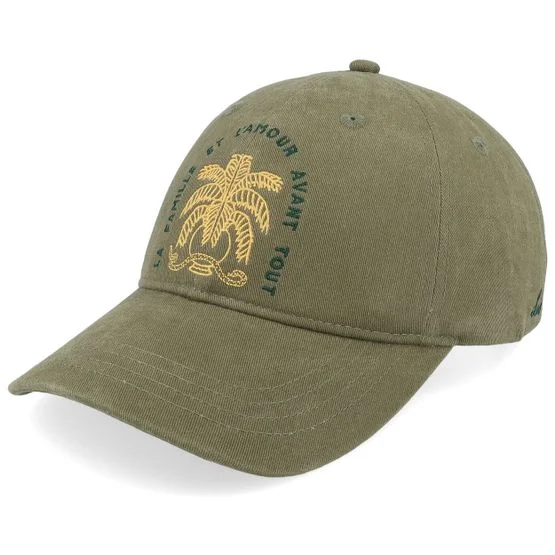 Les Deux - Groen Cap - Diaz Lichen Green Dad Cap @ Hatstore