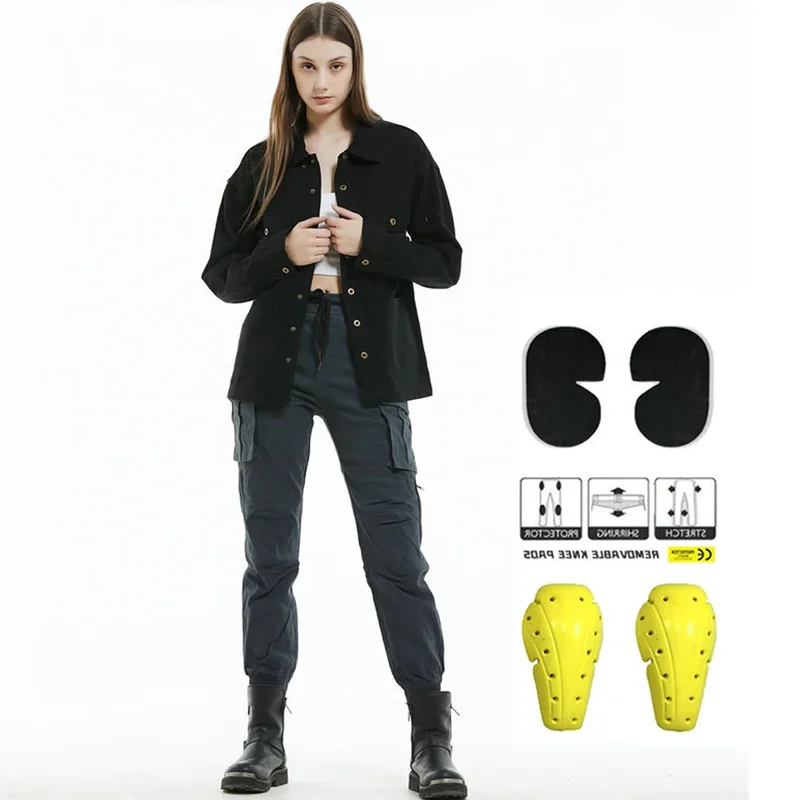 AliExpress - Pantalon de moto pour femme, pantalon cargo de moto, résistant, protection moto, camouflage, pantalon de motocross, équipement de 