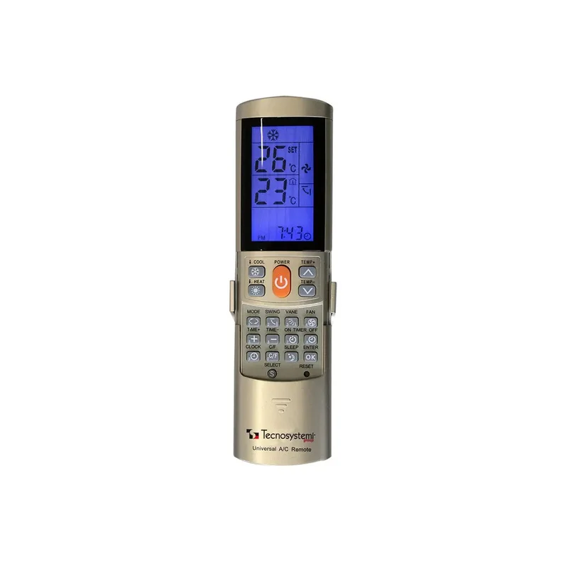Telecomando universale Tecnosystemi per condizionatore colore gold | Climamarket