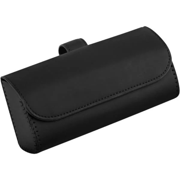 Solbrilleetui til bil solskærm, clips, solbrilleholder til bil, SORT