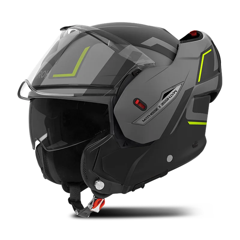 Modulaire Helm Airoh Mathisse II Mat Geel M