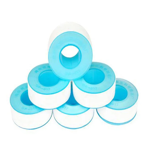 6 ruller VVS-tape, vandtæt gevindtape, PTFE-tætningstape, teflon-tætningstape (20m)