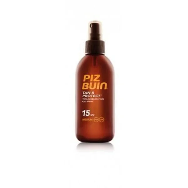 Solcreme - Piz Buin - TAN & BESKYTTELSE - SPF15 - 150ml - Non fedtet