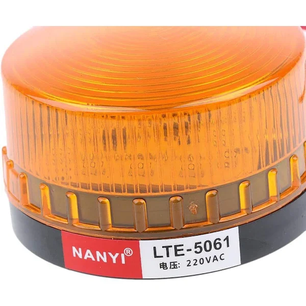 220V pyörivä majakkavalo LED-varoituslamppu vilkkuva auton hätävilkku 72mm