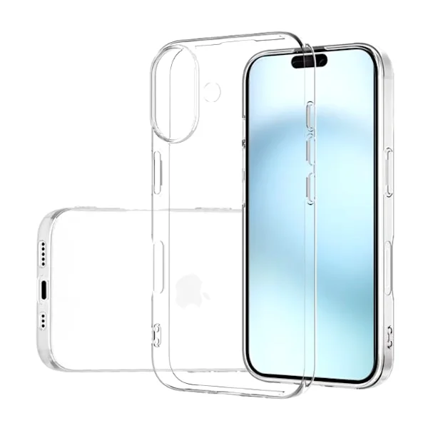 iPhone 16 PLUS Skal Genomskinligt Extra Skyddande