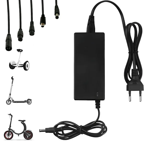 [RM]42V 2A Charger with 5 Connectors for Scooter 36V Lithium Battery Electric Bicycle Scooter Battery Charger