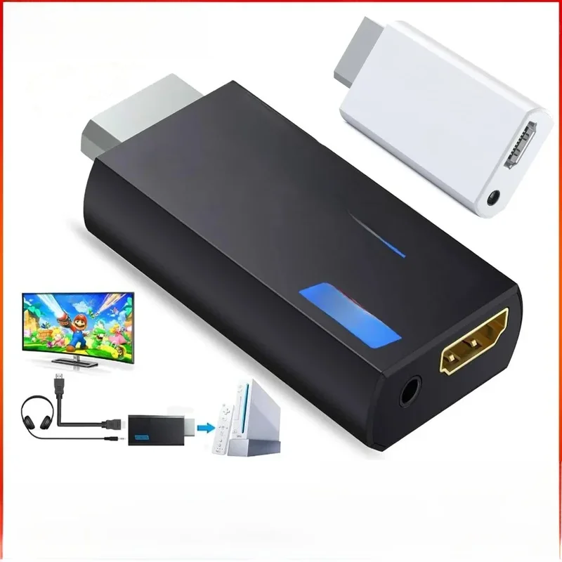 AliExpress - WII zu HDMI Konverter Full HD 1080P WII zu HDMI Wii 2 HDTV Konverter Wii zu HDMI Adapter 3,5 mm Audio für PC HDTV Monitor Display