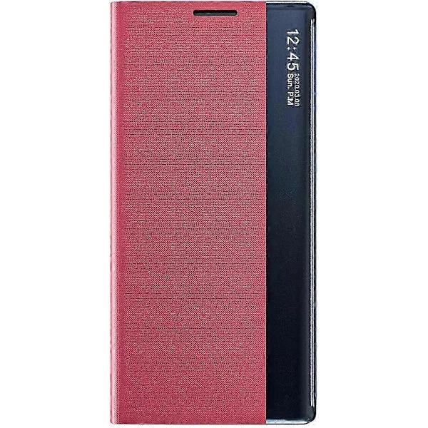 Samsung Galaxy S20 FE Smart View -läppäkotelo - Premium-nahkakotelo, peili-ikkuna, tyylikäs, suojaava läppäkotelo{f2}