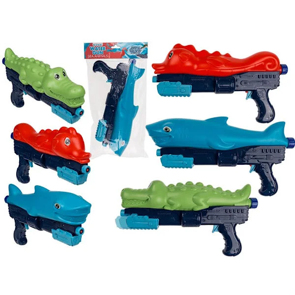 2-Pak Vannpistol Dyr - Pistol - Vannlek - Rommer ca 750 ml