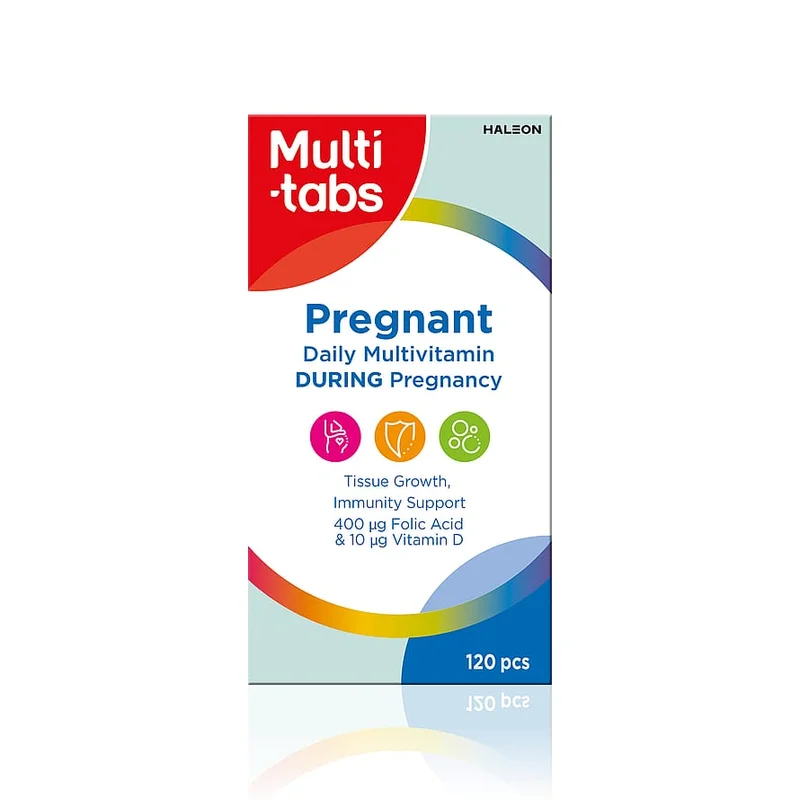 Spar 25% • Køb 2, Multi-tabs Pregnant Multivitamin 120 tabl, Helse & Madvarer, Kosttilskud Til Kvinder, Graviditet