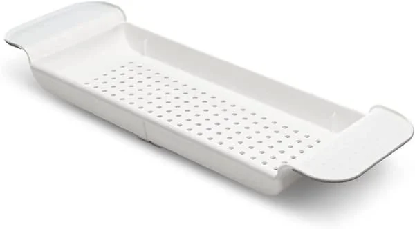 Utdragbar badkarsbricka, lämplig för badkar, duschar i plast och badkarsbrickor-FA-