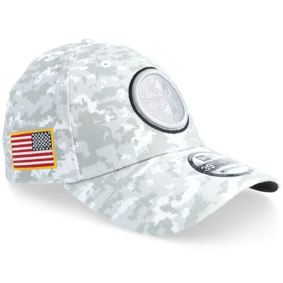New Era - NFL Camo fitted Czapka Z Daszkiem - Pittsburgh Steelers 39THIRTY NFL Salute To Service Camo Fitted @ Hatstore