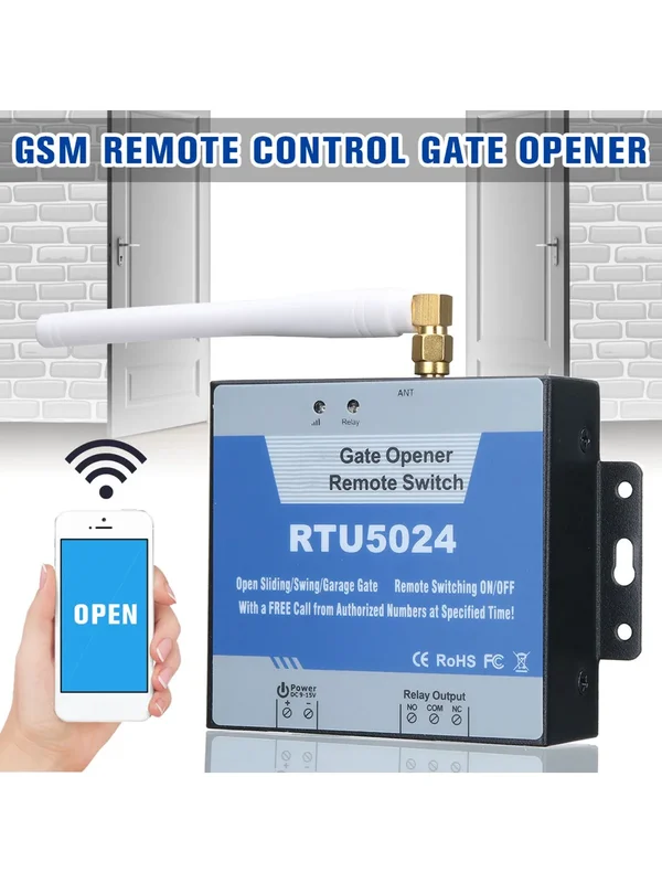 AliExpress - Ouvre-porte RTU5024 4G SMS alarme intelligente reconnaissance d'identification intelligente télécommande WiFi ouvre-porte télécommandé