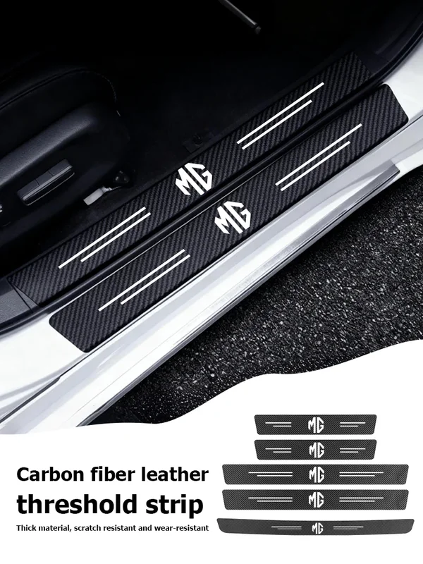 AliExpress - Bande de seuil de porte de voiture MG, protecteur de seuil de porte, autocollant en Fiber de carbone HS EHS 3 5 6 7 GT RX5 ZT RX8