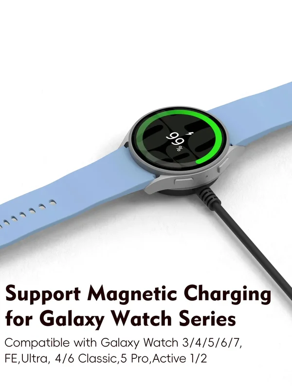 AliExpress - Chargeur de montre tourbillon pour Galaxy Watch, câble de chargeur pour Galaxy Watch 3/4/5/6/7/8 Ultra 4/6/8 Classic 5 Pro Active 1/2