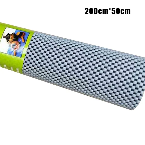 Sklisikker teppeunderlag Gripper Anti-skli teppematte gir beskyttelse for tregulv og harde overflater ekstra sterk Grå 200cm*50cm