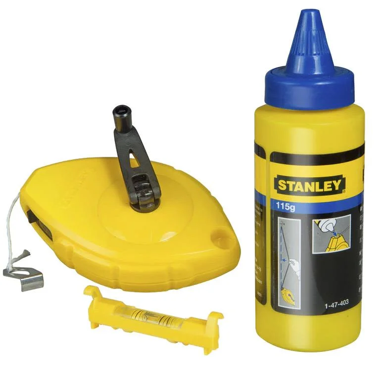 STANLEY 0-47-443 Snörslå 30 meter, med krita, Mätinstrument