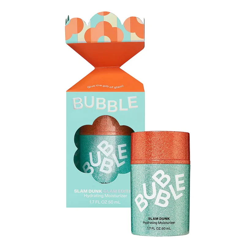 Bubble Slam Dunk Glam Edition Hydrating Moisturizer 50 ml, Hudpleje, Ansigtspleje, Natcreme