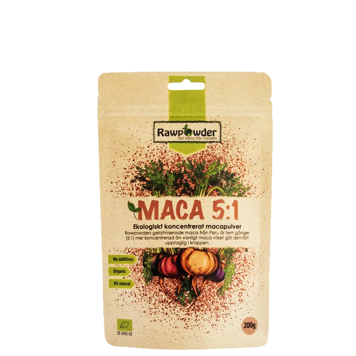 Rawpowder Økologisk Konsentrert Macapulver 200 g