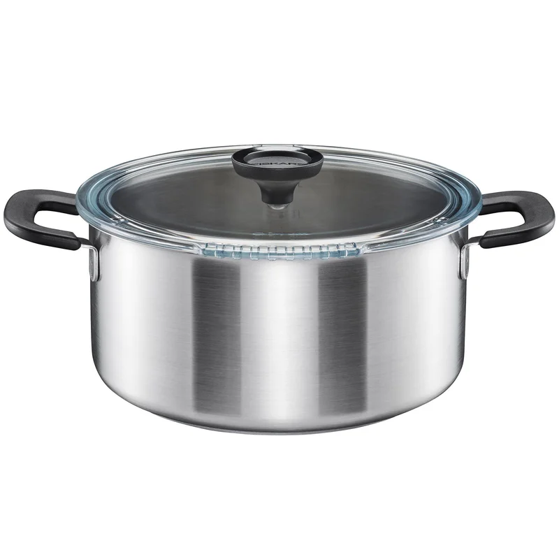Fiskars Functional Form gryte 5 liter, rustfritt stål