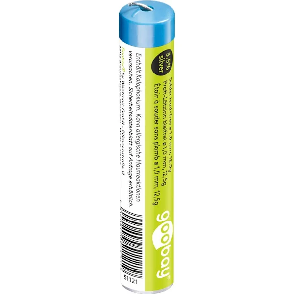 Professionelt blyfrit loddetin, ø 1,0 mm, 12,5 g