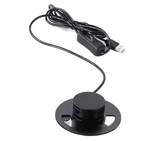 LED Mos Plante Lys - D10cm USB Øko Flaske Lampe, Ventileret Hydroponisk Akvatisk Terrarium Vækstlys 5W