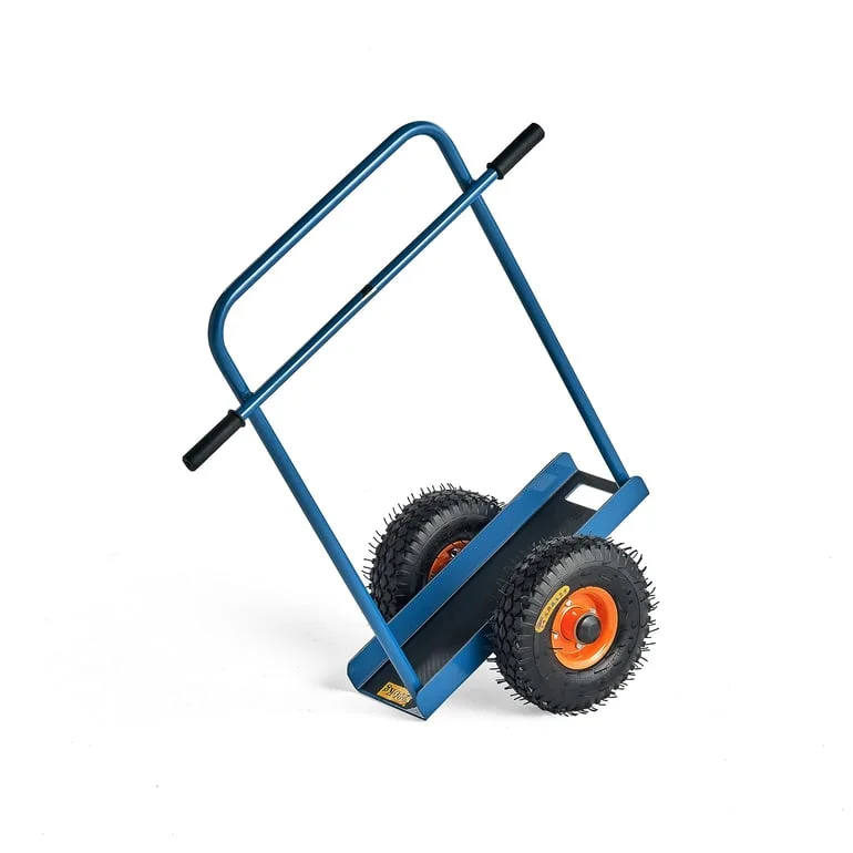 Board trolley CROSS, handle, 200 kg load, 500x380x900 mm