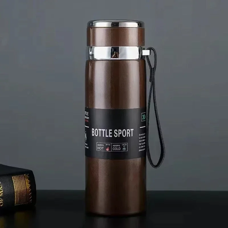 AliExpress - 1L bouteille d'eau thermique flacons sous vide bouteille Thermos en acier inoxydable garder la bouteille d'eau froide et chaude Thermos 