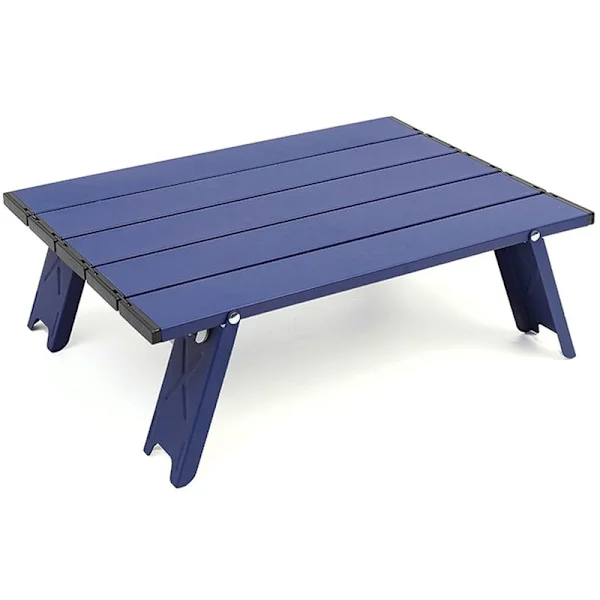 Mini hopfällbart bord för utomhusbruk Campingtältbord Bärbart campingbord Bärbart soffbord Datorbord Aluminium bord, C