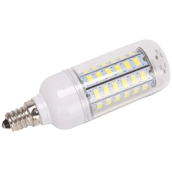 LED-lampa E12-sockel Majslampa 56LEDs 5730 8W Vitt Ljus LED-ljuslampa LED-lampa Ljus för sovrum