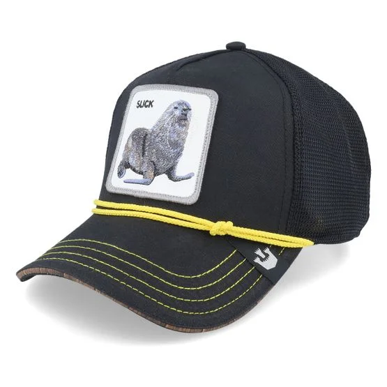 Goorin Bros. - Zwart trucker Cap - Seal Of Approval Nautical Nonsense A-Frame Trucker @ Hatstore