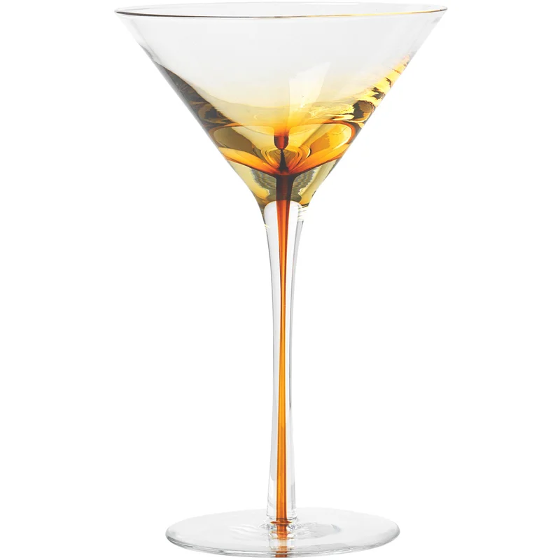 Broste 'Amber' Munblåst Martiniglas | Dukning & Servering > Glas > Cocktail- & Drinkglas > Martiniglas | Bagaren och Kocken