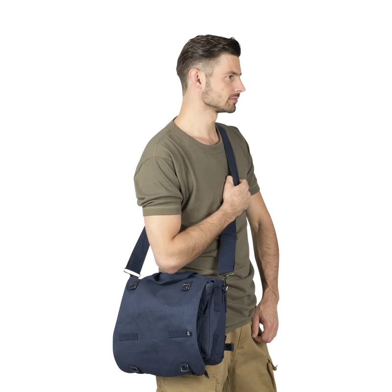 Borsa a Tracolla Brandit Canvas 3L Blu Navy