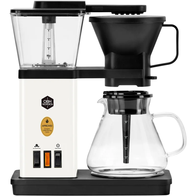 Obh nordica Blooming Coffee Maker 1,25 liter, vit | Kaffe > Kaffebryggare | Bagaren och Kocken
