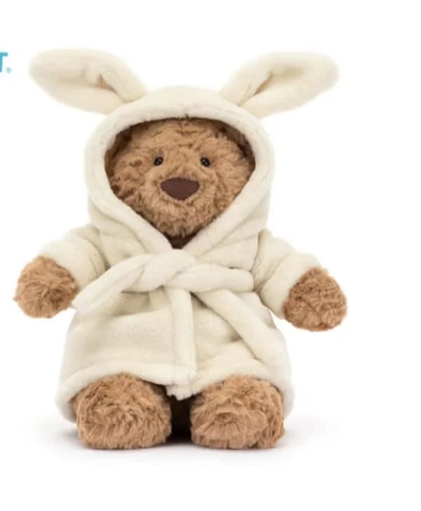 Jellycat Bartholomew Björn Pehmo 26cm, Pehmeä Halinalle, Klassinen Lahja Lapsille, Söpö Pehmolelu Keräilyyn