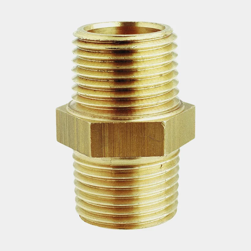 Övergångsnippel Maestrini Equal Nipple Male/Male, mässing, 1/4" G (BSP)
