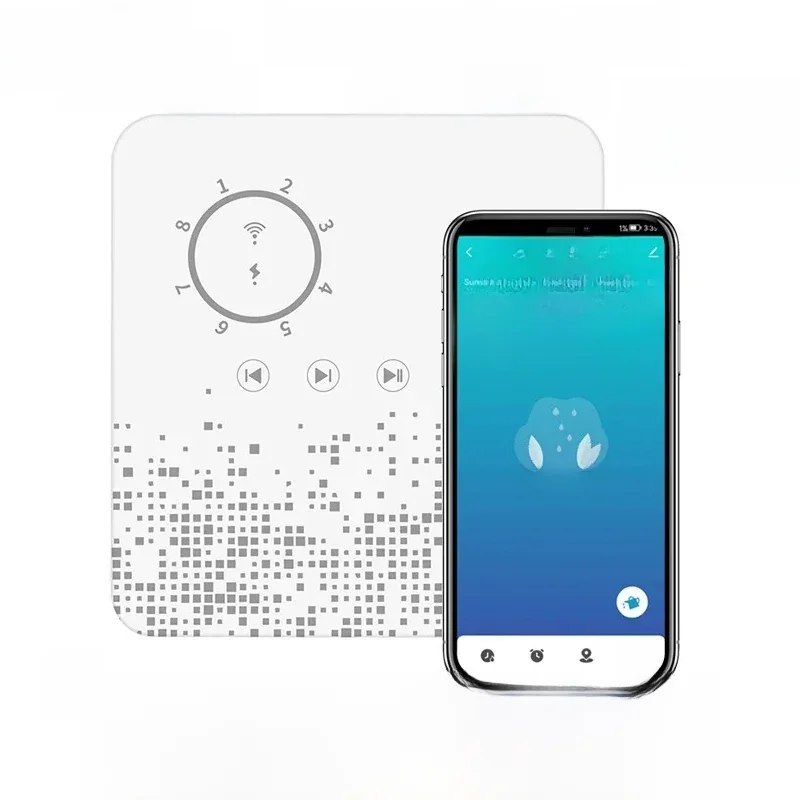 AliExpress - Tuya WiFi Sprinkler Controller Smart 8-Zonen-Bewässerungstimer Automatisches Bewässerungsgerät Kompatibel mit Alexa Google Smart Home