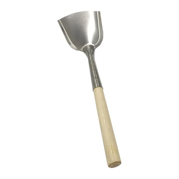 Peis Spade Aske Kull Trehåndtak Ergonomisk Rustfritt Stål Varmebestandig