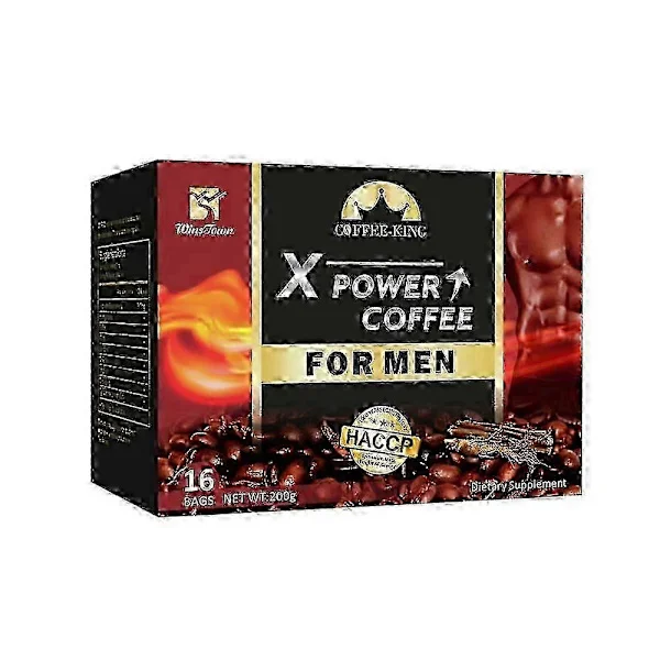 MAN POWER COFFEE Maca-extrakt - FERTILITET TESTOBOOSTER - Svart kaffe