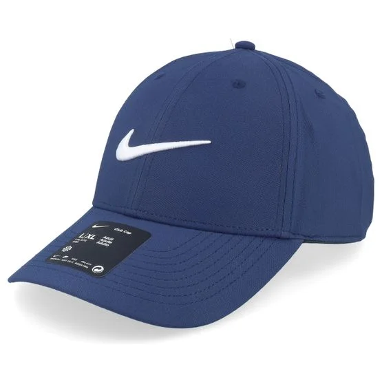 Nike - Blå adjustable Kasket - Club Cap Blue Adjustable @ Hatstore
