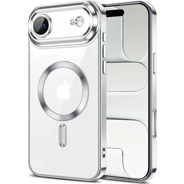 iPhone Air Skal – Metallic Skal med Magnetisk Kompatibilitet, Slim Design - Silver