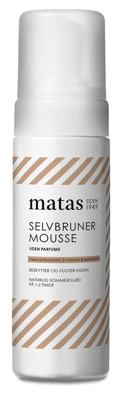 Spar 25% • Køb 2, Matas Striber Selvbruner Mousse Uden Parfume 150 ml, Hudpleje, Solcreme & Solpleje, Selvbruner