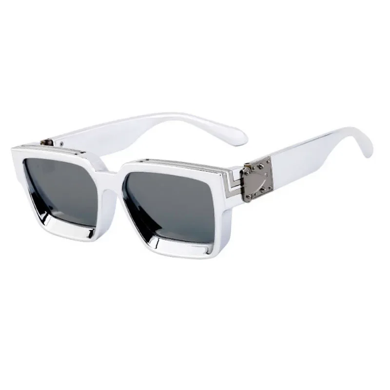 AliExpress - Senior Quadratische Sonnenbrille Herren Vintage Millionaire Sonnenbrille Damen Silber Retro Modebrille Dropshipping Gafas De Sol Hombre