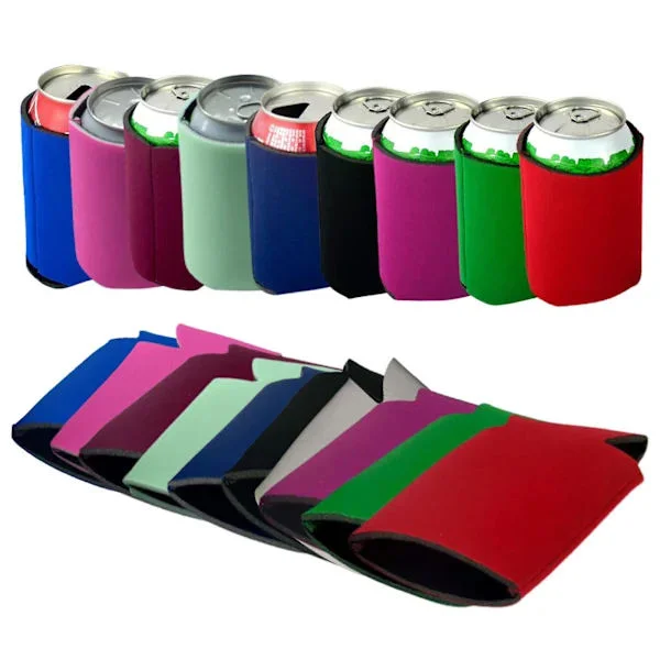 10 stk. Neopren Øldåsekølere Drikkeflaske Holder Ærme Isolator Wrap Cover; 10 stk. Øldåsekølere Drikkeflaske Holder Ærme Isolator Wrap Cover